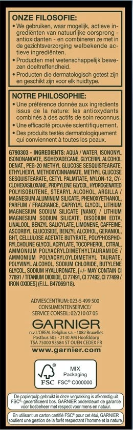 Garnier SkinActive - BB Cream Classic Light 5-in-1 Dagverzorging - 50ml - Getinte Dagcr Me 10 Garnier SkinActive - BB Cream Classic Light 5-in-1 Dagverzorging - 50ml - Getinte Dagcr Me - Afbeelding 10