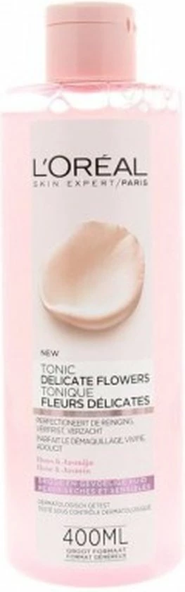 L?Or?al Paris L Or Al Paris Delicate Flowers Tonic - 400 Ml - Gevoelige Huid 9 L?Or?al Paris L Or Al Paris Delicate Flowers Tonic - 400 Ml - Gevoelige Huid - Afbeelding 9