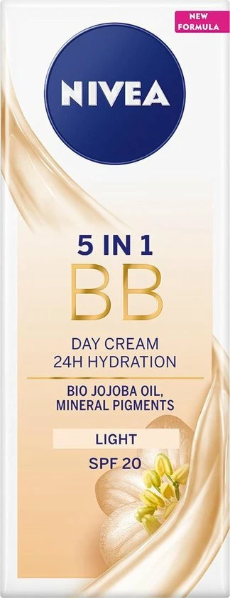 NIVEA Essentials BB Cream Light SPF 20 - 50 Ml - Dagcr Me 4 NIVEA Essentials BB Cream Light SPF 20 - 50 Ml - Dagcr Me - Afbeelding 4
