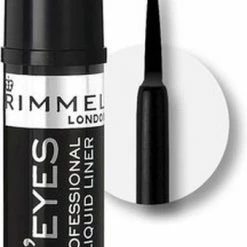 Rimmel London Glam'Eyes Professional Liquid Eyeliner - 001 Black Glamour -Maybelline-winkel 339x840 2