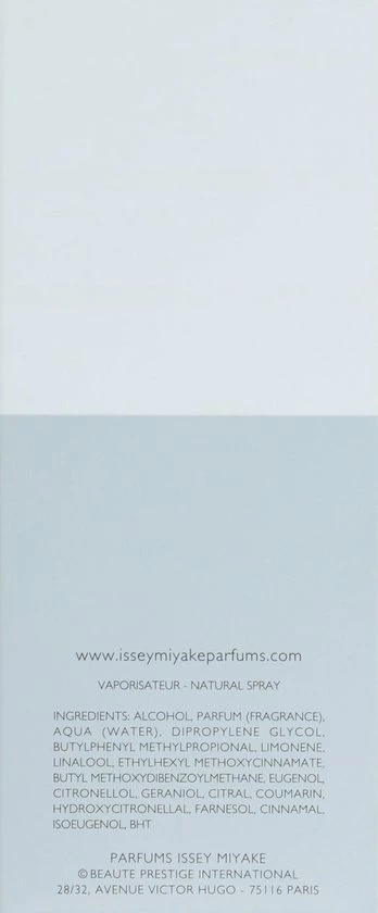 Issey Miyake L'eau D'issey Pour Homme 75ml - Eau De Toilette - Herenparfum 17 Issey Miyake L'eau D'issey Pour Homme 75ml - Eau De Toilette - Herenparfum - Afbeelding 17