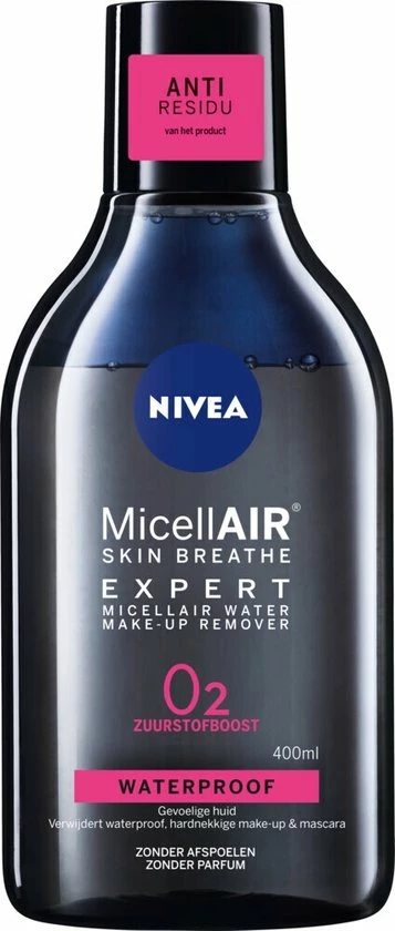 NIVEA Expert Make-up Remover - 400ml - Micellair Water 9 NIVEA Expert Make-up Remover - 400ml - Micellair Water - Afbeelding 9