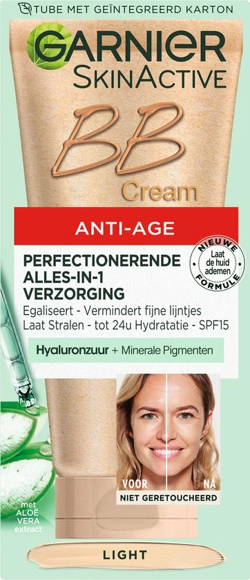 Garnier Skin Naturals BB Cream Anti Aging - 50 Ml - Light 11 Garnier Skin Naturals BB Cream Anti Aging - 50 Ml - Light - Afbeelding 11