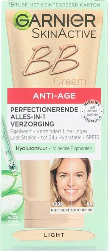 Garnier Skin Naturals BB Cream Anti Aging - 50 Ml - Light 12 Garnier Skin Naturals BB Cream Anti Aging - 50 Ml - Light - Afbeelding 12