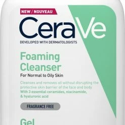 CeraVe - Foaming Cleanser - Reinigingsgel - Normale Tot Vette Huid - 473 Ml