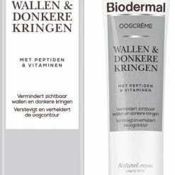 Biodermal Oogcr Me Wallen & Donkere Kringen - Deze Oogcreme Vermindert Zichtbaar Wallen, Donkere Kringen Rimpels En Fijne Lijntjes Wallen Cr Me