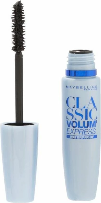 Maybelline Volum'Express - Black - Waterproof Mascara 3 Maybelline Volum'Express - Black - Waterproof Mascara - Afbeelding 3