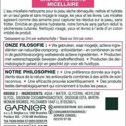 Garnier SkinActive - Micellair Reinigingswater Voor De Droge Huid - 3 X 400 Ml - Micellair Water Voordeelverpakking -Maybelline-winkel 433x840 9