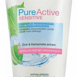 Garnier SkinActive Sensitive Zeepvrije Gezichtsreinigingsgel - 150 Ml