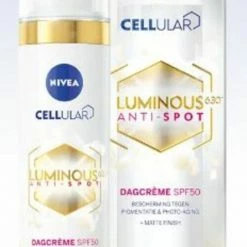 NIVEA Cellular Luminous Dagcrème Anti-Pigment SPF50 - Bescherming Tegen Pigmentatie & Photo-aging - 40ml -Maybelline-winkel 446x840