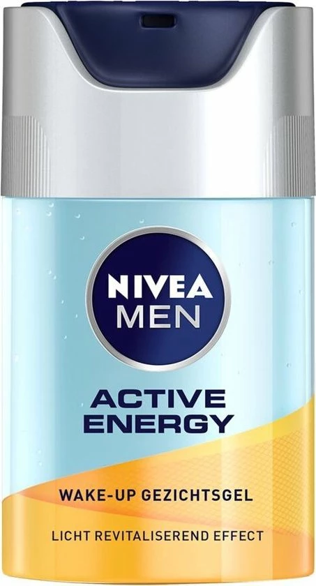 NIVEA MEN Active Energy Wake-up Gezichtsgel - 50 Ml 1 NIVEA MEN Active Energy Wake-up Gezichtsgel - 50 Ml