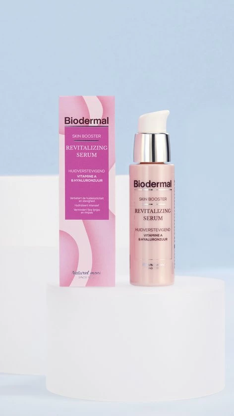 Biodermal Skin Booster Revitalizing Serum Verbetert Zo De Huidelasticiteit En Stevigheid Met Hyaluronzuur En Vitamine A - Hyaluronzuur Serum 30ml 6 Biodermal Skin Booster Revitalizing Serum Verbetert Zo De Huidelasticiteit En Stevigheid Met Hyaluronzuur En Vitamine A - Hyaluronzuur Serum 30ml - Afbeelding 6
