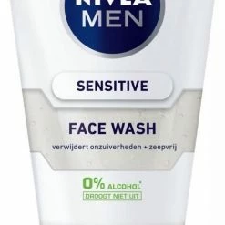 NIVEA MEN Sensitive Reinigingsgel - Face Wash - 100 Ml