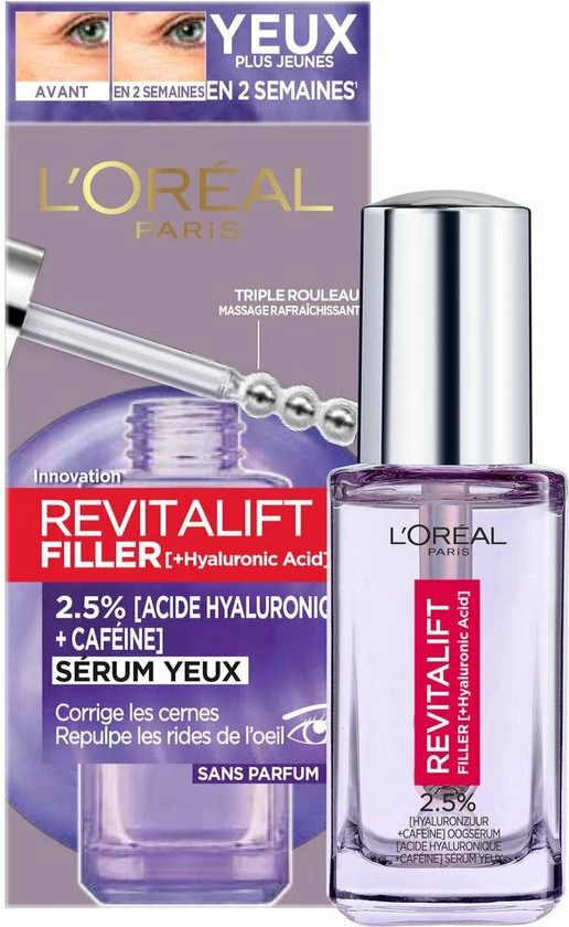 L?Or?al Paris L Or Al Paris Revitalift Filler Oog Serum - 20 Ml 3 L?Or?al Paris L Or Al Paris Revitalift Filler Oog Serum - 20 Ml - Afbeelding 3