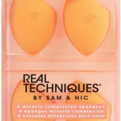 Real Techniques Miracle Complexion Sponge 4 Pack - Make-up Spons 14 Real Techniques Miracle Complexion Sponge 4 Pack - Make-up Spons -Maybelline-winkel 519x840 2