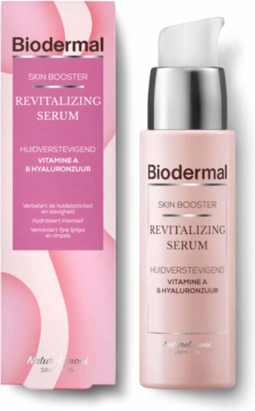 Biodermal Skin Booster Revitalizing Serum Verbetert Zo De Huidelasticiteit En Stevigheid Met Hyaluronzuur En Vitamine A - Hyaluronzuur Serum 30ml 1 Biodermal Skin Booster Revitalizing Serum Verbetert Zo De Huidelasticiteit En Stevigheid Met Hyaluronzuur En Vitamine A - Hyaluronzuur Serum 30ml