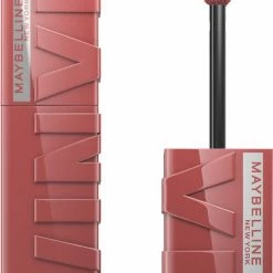 Maybelline New York - SuperStay Vinyl Ink Lipstick - 35 Cheeky - Nude - Langhoudende Lippenstift - 4,2 Ml