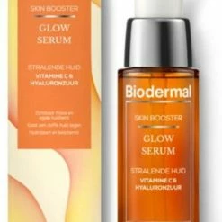 Biodermal Skin Booster Glow Serum Serum Voor Een Stralende Huid Met Hyaluronzuur En Vitamine C - Hyaluronzuur Serum 30ml -Maybelline-winkel 549x840 1