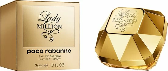 Paco Rabanne Lady Million 30 Ml - Eau De Parfum - Damesparfum 3 Paco Rabanne Lady Million 30 Ml - Eau De Parfum - Damesparfum - Afbeelding 3