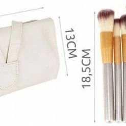 Make-up Kwasten Set - Professionele Kwasten - 18-delig Met Tasje - Cosmetica Kwasten - Rheme -Maybelline-winkel 550x252 1