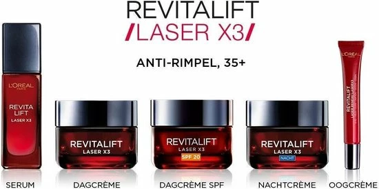 L’Oréal Paris Skin Expert Revitalift Laser X3 Anti-rimpel Dagcrème - 50 Ml 8 L’Oréal Paris Skin Expert Revitalift Laser X3 Anti-rimpel Dagcrème - 50 Ml - Afbeelding 8
