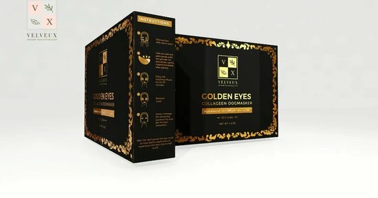 Velveux Collageen Oogmasker 24 STUKS (12 Paar) - Gezichtsmaskers Verzorging - Anti Wallen En Donkere Kringen – Eye Oog Patches Pads 2 Velveux Collageen Oogmasker 24 STUKS (12 Paar) - Gezichtsmaskers Verzorging - Anti Wallen En Donkere Kringen – Eye Oog Patches Pads - Afbeelding 2