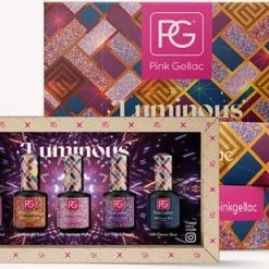 Pink Gellac | Color Box Luminous - Gellak - Set Van 3 Glitter En 2 Effen Kleuren 7 Pink Gellac | Color Box Luminous - Gellak - Set Van 3 Glitter En 2 Effen Kleuren -Maybelline-winkel 550x309 100