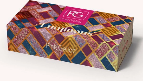 Pink Gellac | Color Box Luminous - Gellak - Set Van 3 Glitter En 2 Effen Kleuren 2 Pink Gellac | Color Box Luminous - Gellak - Set Van 3 Glitter En 2 Effen Kleuren - Afbeelding 2