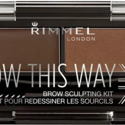Rimmel London Brow This Way Eyebrow Kit - 002 Brown - Wenkbrauwpoeder