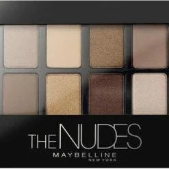 Maybelline The Nudes Palette - 12 Nude - Bruin Tinten - Oogschaduw Palet -Maybelline-winkel 550x322 1