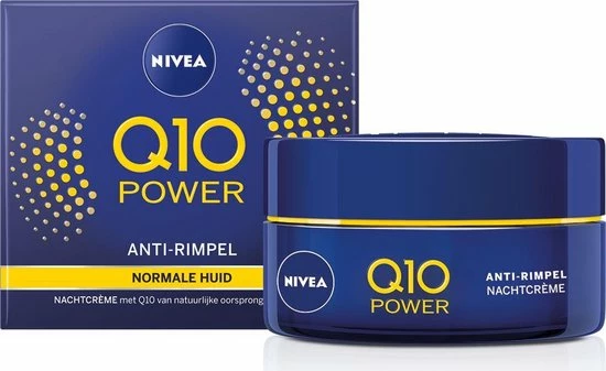 NIVEA Q10POWER Anti-Rimpel - 50 Ml - Nachtcr Me 2 NIVEA Q10POWER Anti-Rimpel - 50 Ml - Nachtcr Me - Afbeelding 2