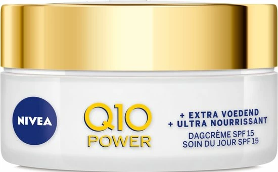 NIVEA Q10 Power +Extra Voedend Anti-Rimpel Dagcrème - Droge Huid - 50 Ml 1 NIVEA Q10 Power +Extra Voedend Anti-Rimpel Dagcrème - Droge Huid - 50 Ml