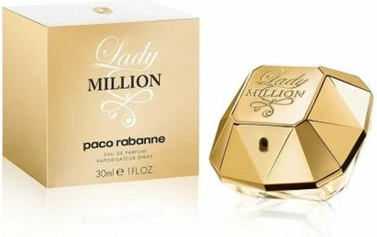 Paco Rabanne Lady Million 30 Ml - Eau De Parfum - Damesparfum 10 Paco Rabanne Lady Million 30 Ml - Eau De Parfum - Damesparfum - Afbeelding 10