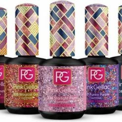 Pink Gellac | Color Box Luminous - Gellak - Set Van 3 Glitter En 2 Effen Kleuren 6 Pink Gellac | Color Box Luminous - Gellak - Set Van 3 Glitter En 2 Effen Kleuren -Maybelline-winkel 550x363 3