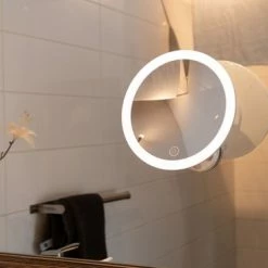 Innovision Make Up Spiegel Met Verlichting En Zuignap - 360° Verstelbaar - 10x Vergroot -Maybelline-winkel 550x366 18