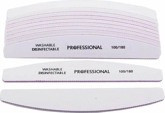 Merkloos 5 Stuks Nagelvijl Zebra Vijl Moon 100/180 Grit - Grof / Zachte Vijl - Hoge Kwaliteit - Professionele - Nagelvijlen - Maan - Gelnagels - Nagelverzorging - Banaan - Acrylnagels - Moonvijl - Shellac - High Quality - Kunstnagels - Manicure 1 Merkloos 5 Stuks Nagelvijl Zebra Vijl Moon 100/180 Grit - Grof / Zachte Vijl - Hoge Kwaliteit - Professionele - Nagelvijlen - Maan - Gelnagels - Nagelverzorging - Banaan - Acrylnagels - Moonvijl - Shellac - High Quality - Kunstnagels - Manicure