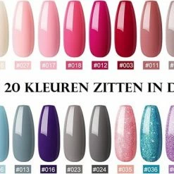 Royala Gellak M Starterspakket + Inclusief UV Lamp + Met 20 Verschillende Gellak Kleuren - Gellak Lamp – Gellac Set - Alle Benodigdheden In Eén - Uitgebreid Pakket - Gel Nagelset - Gel Nagels Set 26 Royala Gellak M Starterspakket + Inclusief UV Lamp + Met 20 Verschillende Gellak Kleuren - Gellak Lamp – Gellac Set - Alle Benodigdheden In Eén - Uitgebreid Pakket - Gel Nagelset - Gel Nagels Set -Maybelline-winkel 550x379 6