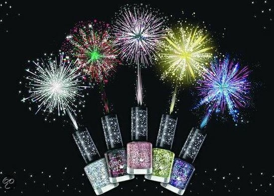 Rimmel London Glitter Low Coverage Nagellak - 019 Disco Diva 2 Rimmel London Glitter Low Coverage Nagellak - 019 Disco Diva - Afbeelding 2