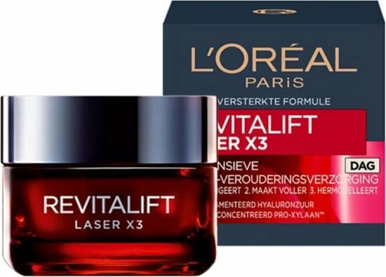 L’Oréal Paris Skin Expert Revitalift Laser X3 Anti-rimpel Dagcrème - 50 Ml 4 L’Oréal Paris Skin Expert Revitalift Laser X3 Anti-rimpel Dagcrème - 50 Ml - Afbeelding 4