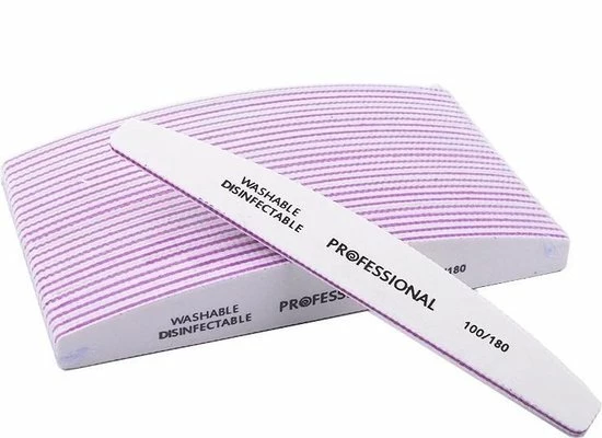 Merkloos 5 Stuks Nagelvijl Zebra Vijl Moon 100/180 Grit - Grof / Zachte Vijl - Hoge Kwaliteit - Professionele - Nagelvijlen - Maan - Gelnagels - Nagelverzorging - Banaan - Acrylnagels - Moonvijl - Shellac - High Quality - Kunstnagels - Manicure 2 Merkloos 5 Stuks Nagelvijl Zebra Vijl Moon 100/180 Grit - Grof / Zachte Vijl - Hoge Kwaliteit - Professionele - Nagelvijlen - Maan - Gelnagels - Nagelverzorging - Banaan - Acrylnagels - Moonvijl - Shellac - High Quality - Kunstnagels - Manicure - Afbeelding 2