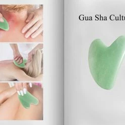Merkloos Euhomerce Jade Guasha Schraper-Inclusief Reiszakje - Gua Sha Tool Voor Uw Skincare Routine - Jade Steen- Rose Quartz Roller - 100% Rozenkwarts Steen Van Hoge Kwaliteit - Xiuyan -Maybelline-winkel 550x402 12