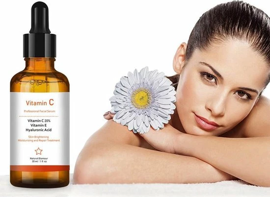 SIMIA? Simia Original Vitamine C Serum - Met Vitamine E & Hyaluronzuur - Gezichtsserum - Collageen - Anti Rimpel - Anti Acne - Tegen Pigmentvlekken - 30ml 2 SIMIA? Simia Original Vitamine C Serum - Met Vitamine E & Hyaluronzuur - Gezichtsserum - Collageen - Anti Rimpel - Anti Acne - Tegen Pigmentvlekken - 30ml - Afbeelding 2