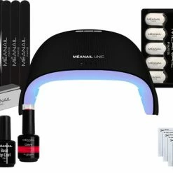 MEANAIL®PARIS Gellak – Méanail - Led Lamp 48w - Gellak Starterspakket - Gel Nagellak - Rood