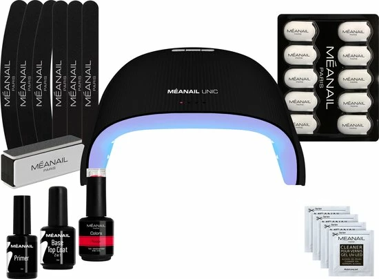 MEANAIL®PARIS Gellak – Méanail - Led Lamp 48w - Gellak Starterspakket - Gel Nagellak - Rood 1 MEANAIL®PARIS Gellak – Méanail - Led Lamp 48w - Gellak Starterspakket - Gel Nagellak - Rood