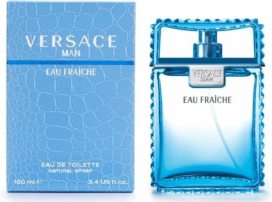 Versace Man Eau Fraîche 100 Ml - Eau De Toilette - Herenparfum 2 Versace Man Eau Fraîche 100 Ml - Eau De Toilette - Herenparfum - Afbeelding 2