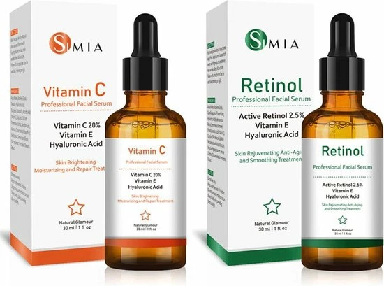SIMIA? SIMIA Original Active Retinol Serum - Met Vitamine E & Hyaluronzuur - Gezichtsserum - Collageen - Anti Aging - Celvernieuwing - Anti-Acne - Tegen Mee-eters En Grove Pori N - Tegen Pigmentvlekken - 30ml 4 SIMIA? SIMIA Original Active Retinol Serum - Met Vitamine E & Hyaluronzuur - Gezichtsserum - Collageen - Anti Aging - Celvernieuwing - Anti-Acne - Tegen Mee-eters En Grove Pori N - Tegen Pigmentvlekken - 30ml - Afbeelding 4