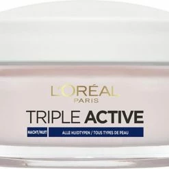 L’Oréal Paris Triple Active Nachtcrème - 50 Ml - Hydraterend