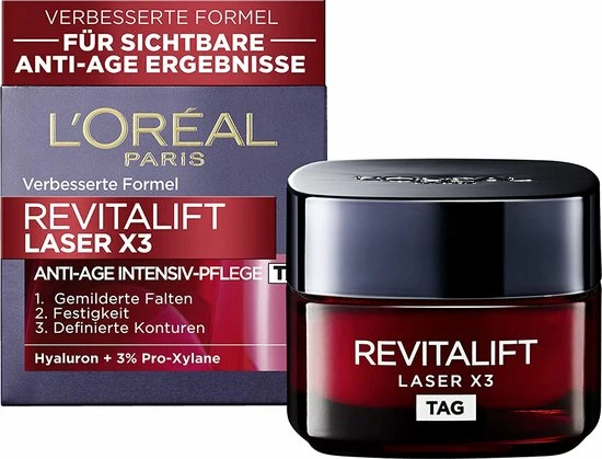 L’Oréal Paris Skin Expert Revitalift Laser X3 Anti-rimpel Dagcrème - 50 Ml 18 L’Oréal Paris Skin Expert Revitalift Laser X3 Anti-rimpel Dagcrème - 50 Ml - Afbeelding 18