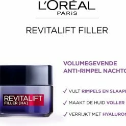 L?Or?al Paris L Or Al Paris Revitalift Filler Nachtcr Me - 50 Ml - Anti Rimpel -Maybelline-winkel 550x422