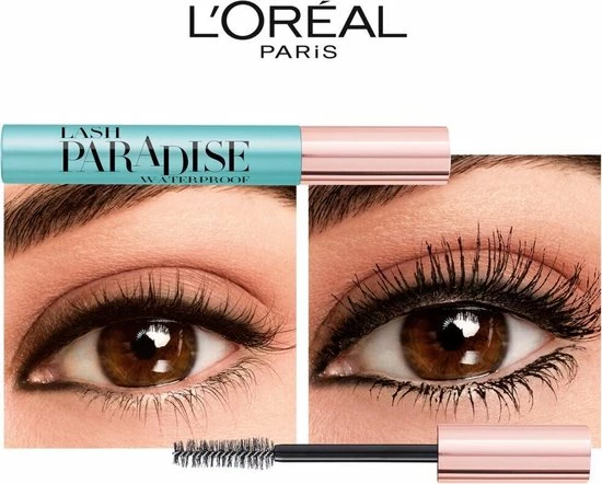 L?Or?al Paris L Or Al Paris - Lash Paradise Mascara Waterproof - 6,4 Ml (Paradise Extatic) 11 L?Or?al Paris L Or Al Paris - Lash Paradise Mascara Waterproof - 6,4 Ml (Paradise Extatic) - Afbeelding 11